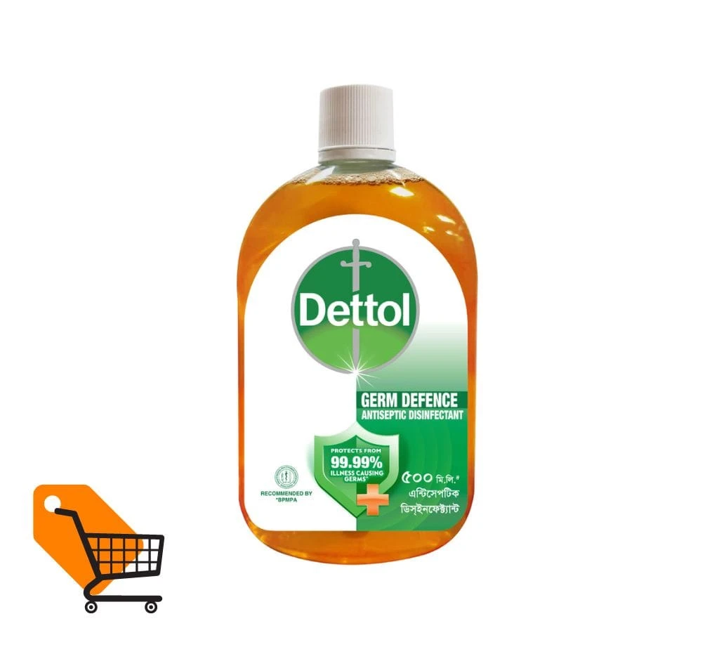 Dettol Germ Defence Antiseptic Disinfectant Liquid 500ml