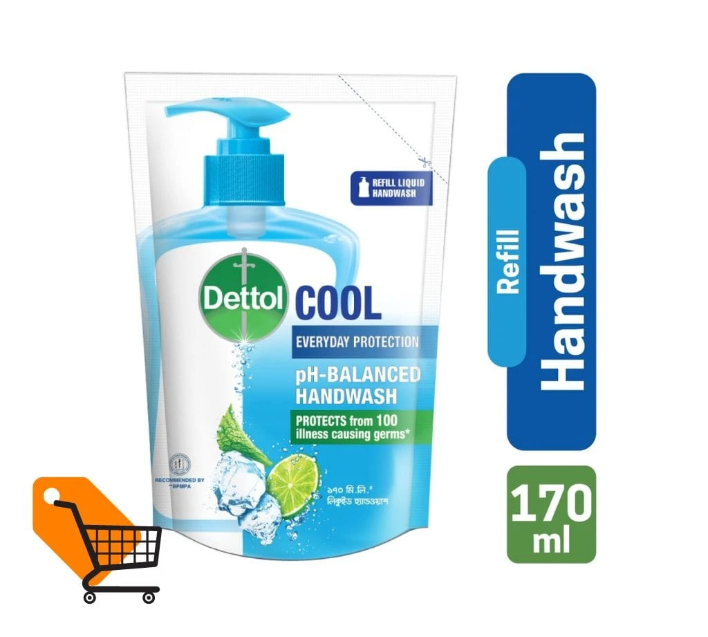 Dettol Handwash Cool Liquid Refill 170 ml