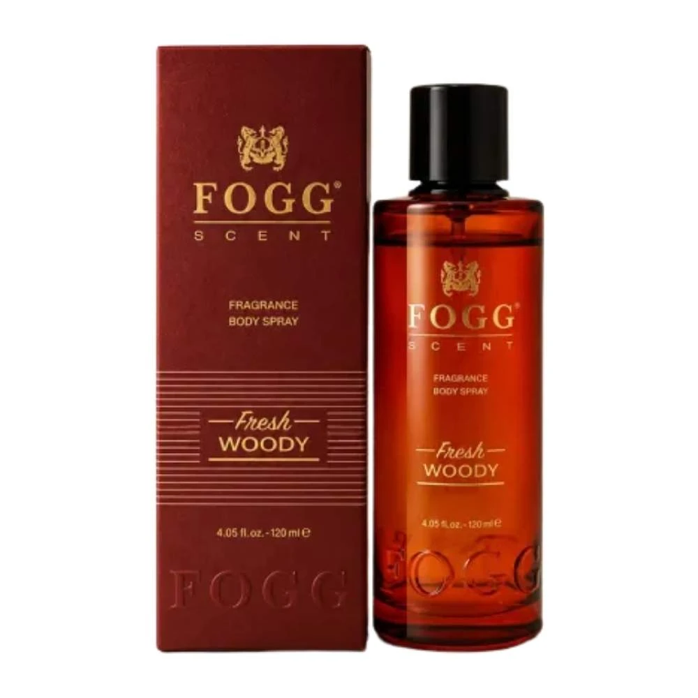 Fogg Scent Fresh Woody Fragrance Body Spray 120ml Bottle