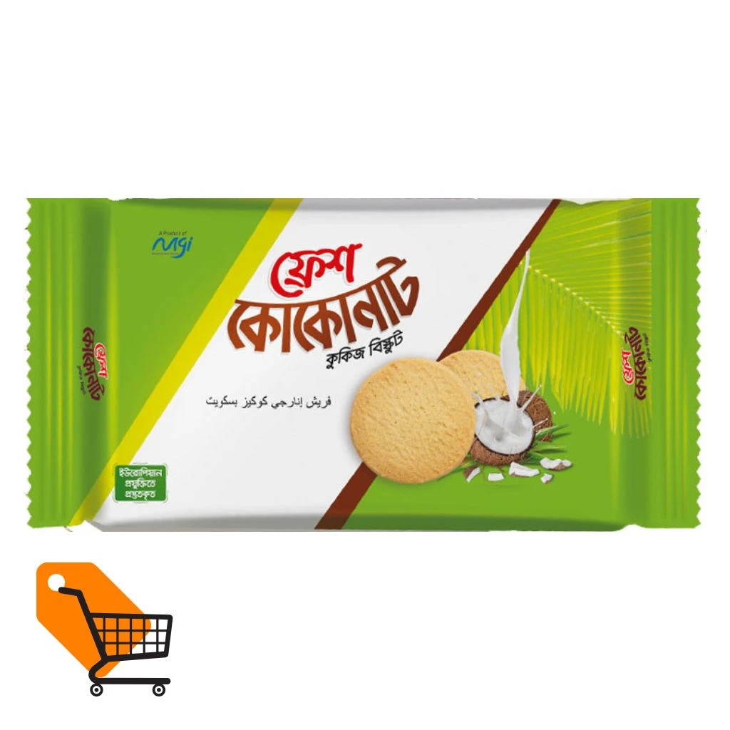 Fresh Coconut Cookies Biscuit 185g