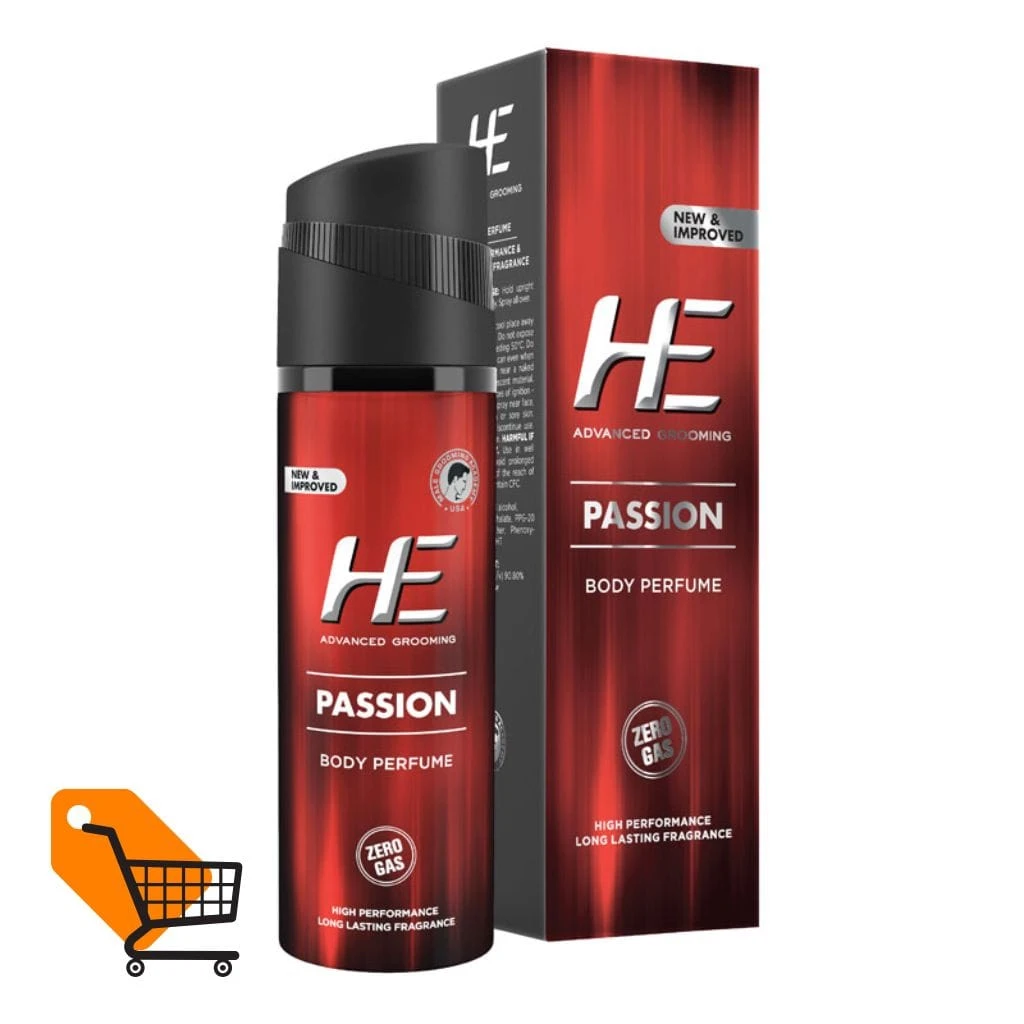 HE Advanced Grooming Passion Body Perfume Spray 120ml