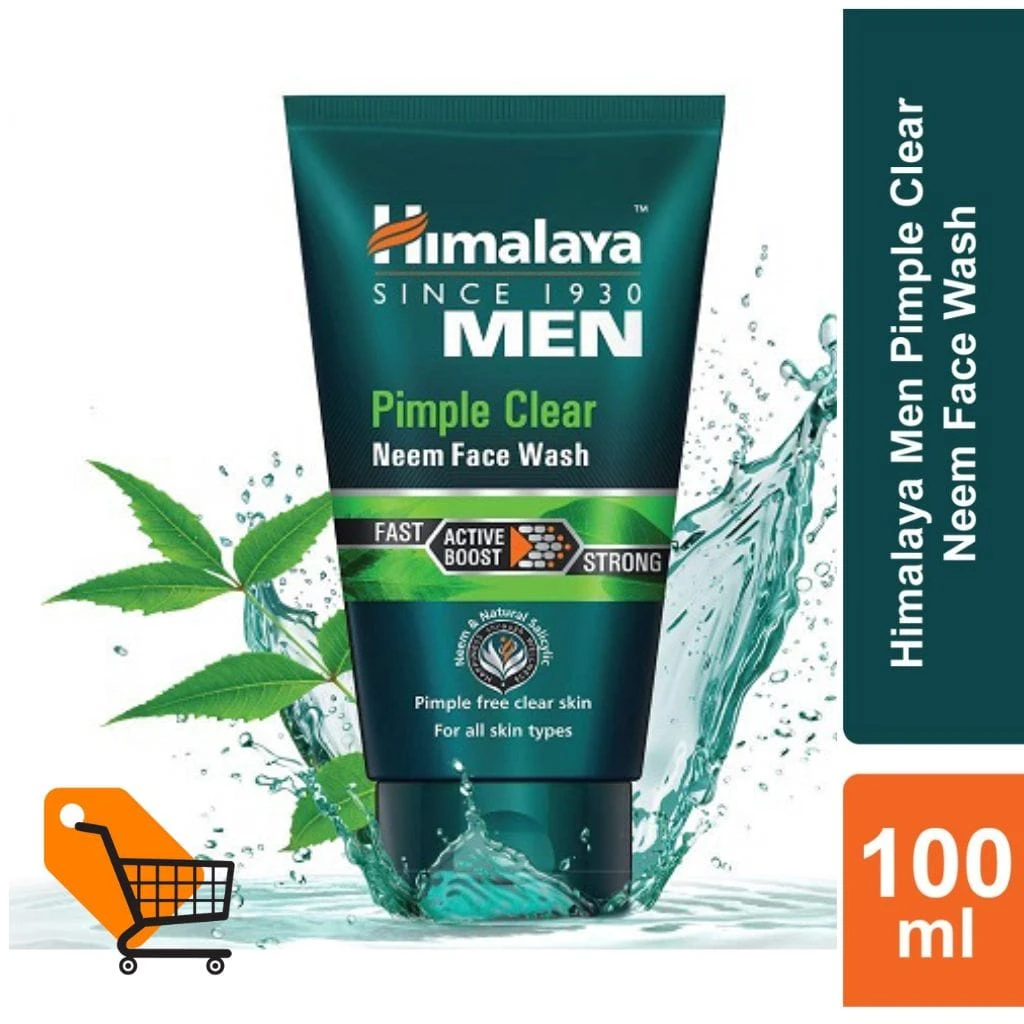 Himalaya Men Pimple Clear Neem Facewash 100ml