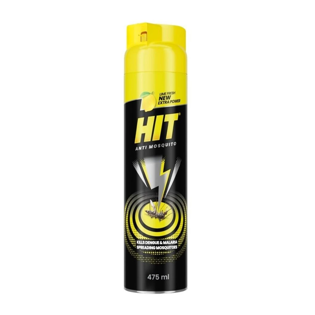 HIT Anti-Mosquito Aerosol Spray Lime Fresh 475ml bottle