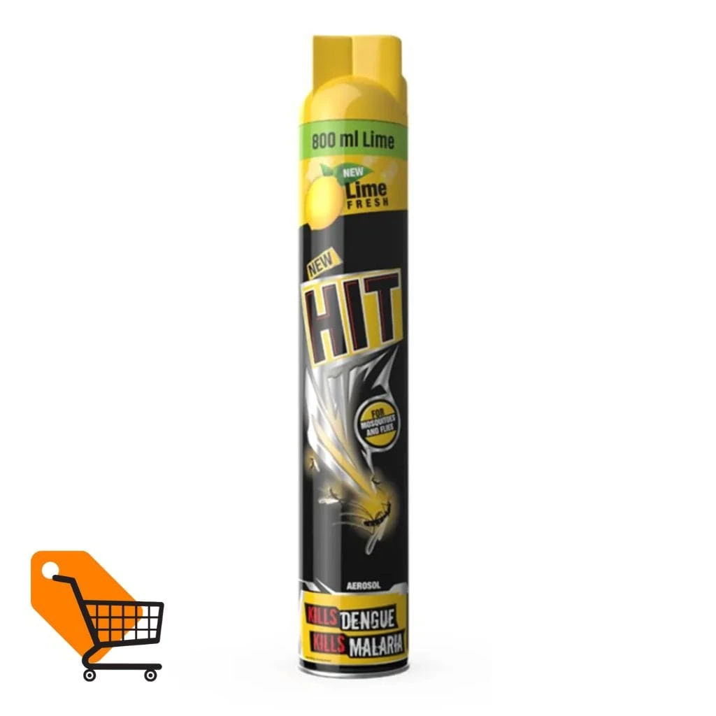 Hit Anti Mosquito Aerosol Spray Lime Fresh 800 ml