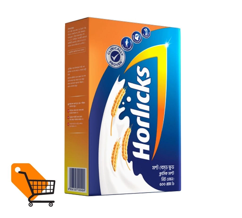 Horlicks Malt Based Food Classic Malt 500 gm