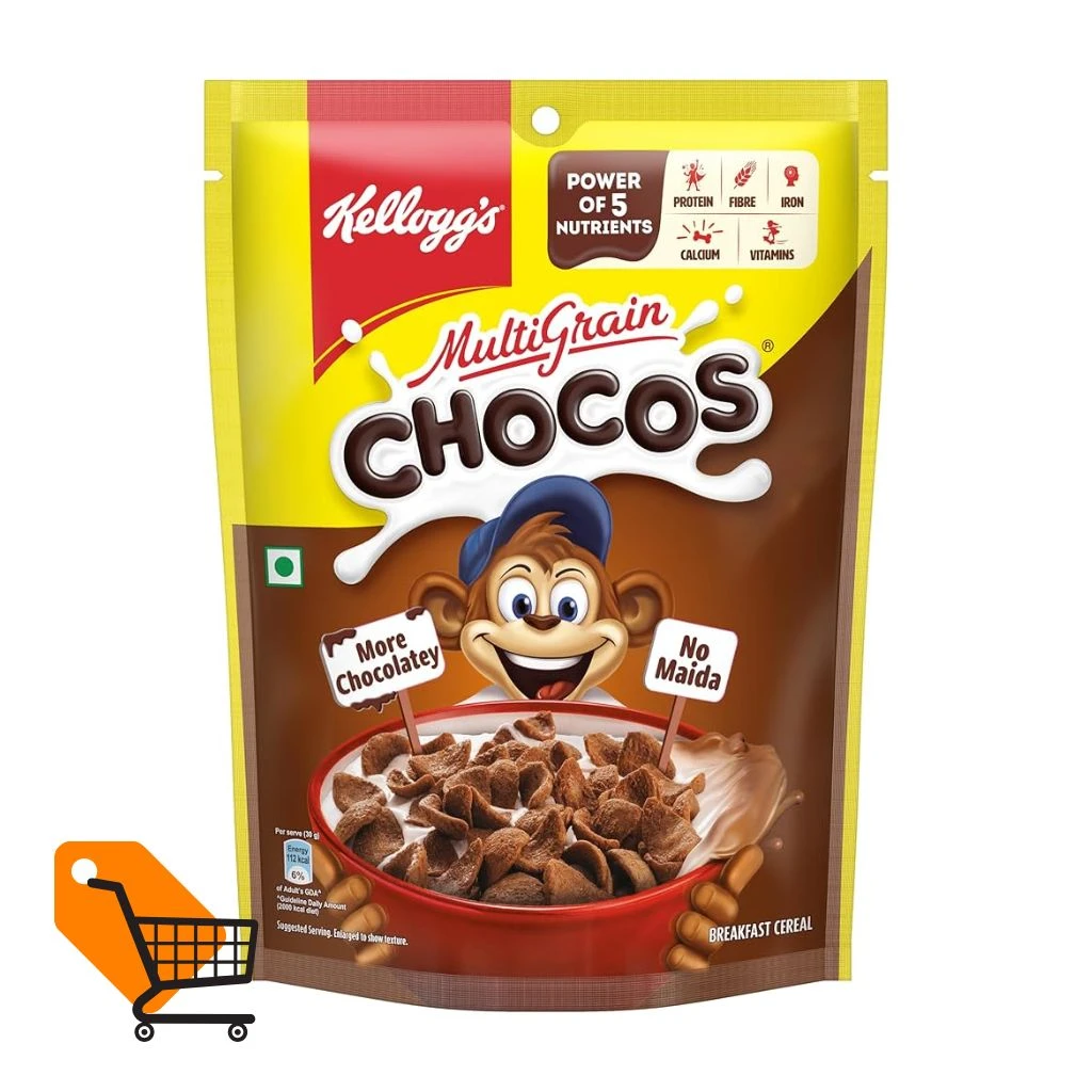 Kellogg’s Multigrain Chocos Chocolate Breakfast Cereal 385g