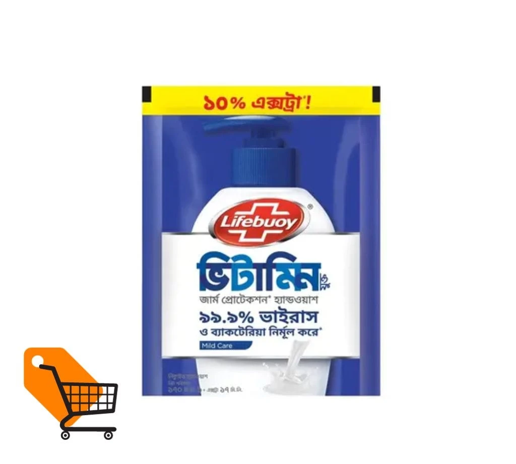 Lifebuoy Handwash Care Refill 170ml (17ml Extra)