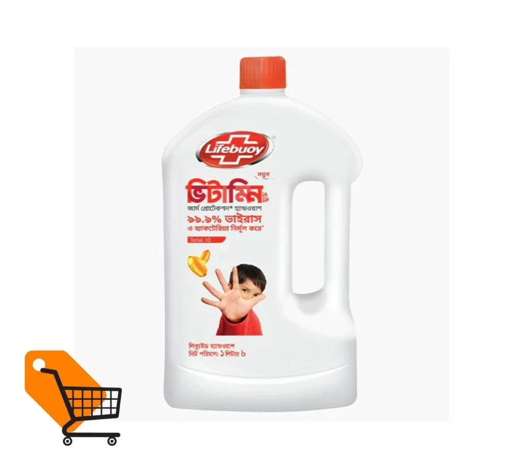 Lifebuoy Total 10 Liquid Hand Wash 1 Liter