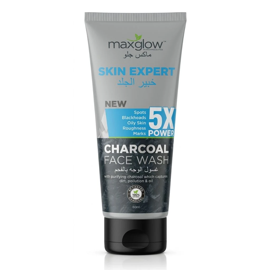 Maxglow Skin Expert Charcoal Face Wash 60ml