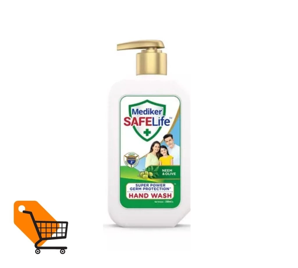 Mediker SafeLife Hand Wash Pump 200ml