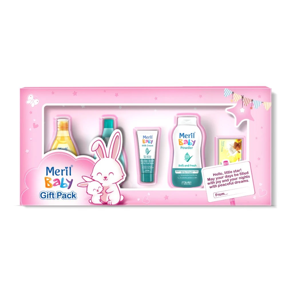 Meril Baby Gift Pack 5 in 1 (Assorted Color) 1 pcs