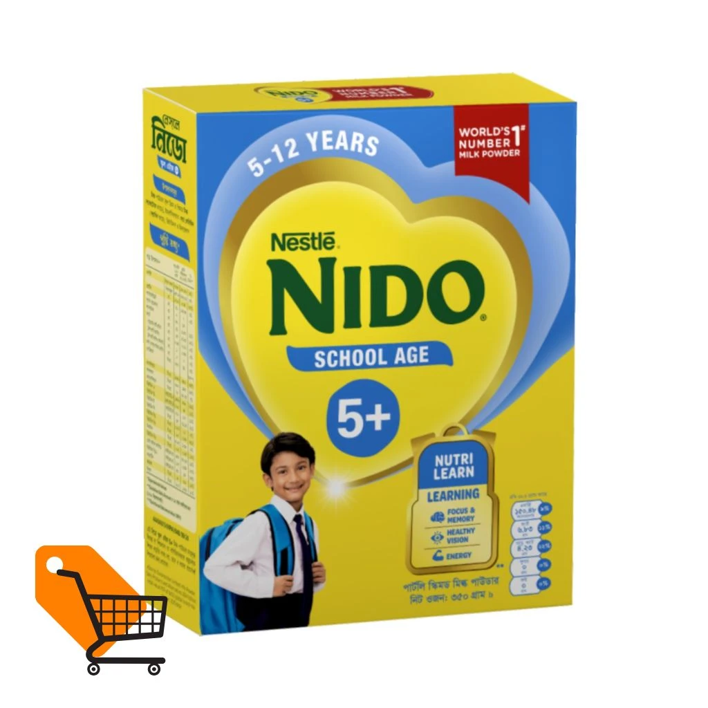 Nestle Nido School Age 5+ (5-12 Years) Powder Milk 350 gm