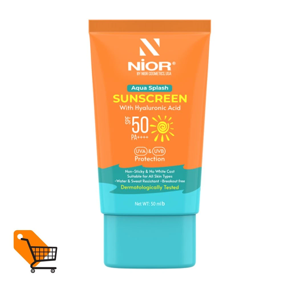 Nior Aqua Splash Sunscreen SPF 50 PA++++ 50ml