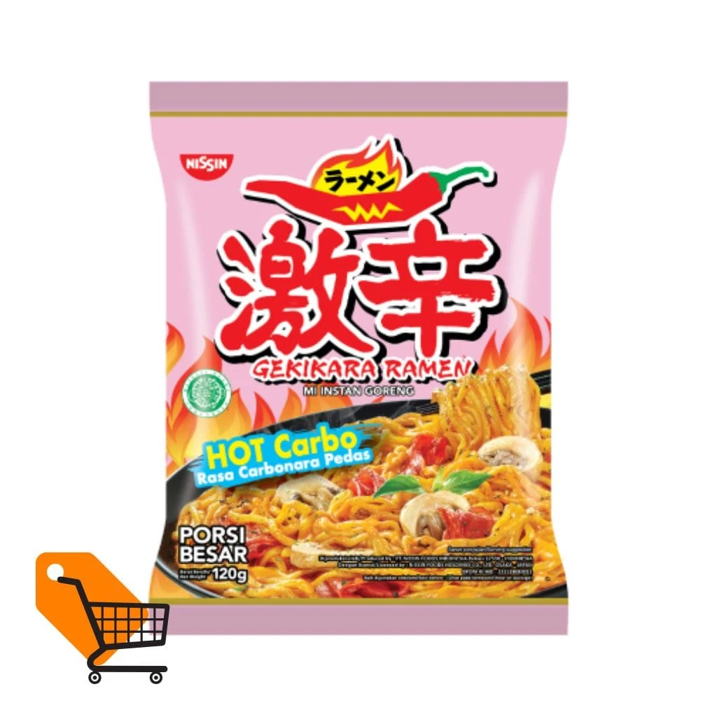 Nissin Gekikara Ramen Hot Carbo 120g