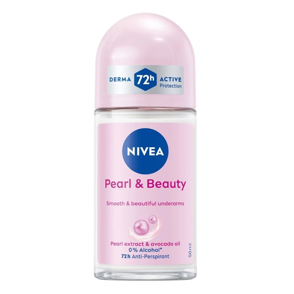 NIVEA Anti-Perspirant Pearl & Beauty Deodorant Roll On 50ml
