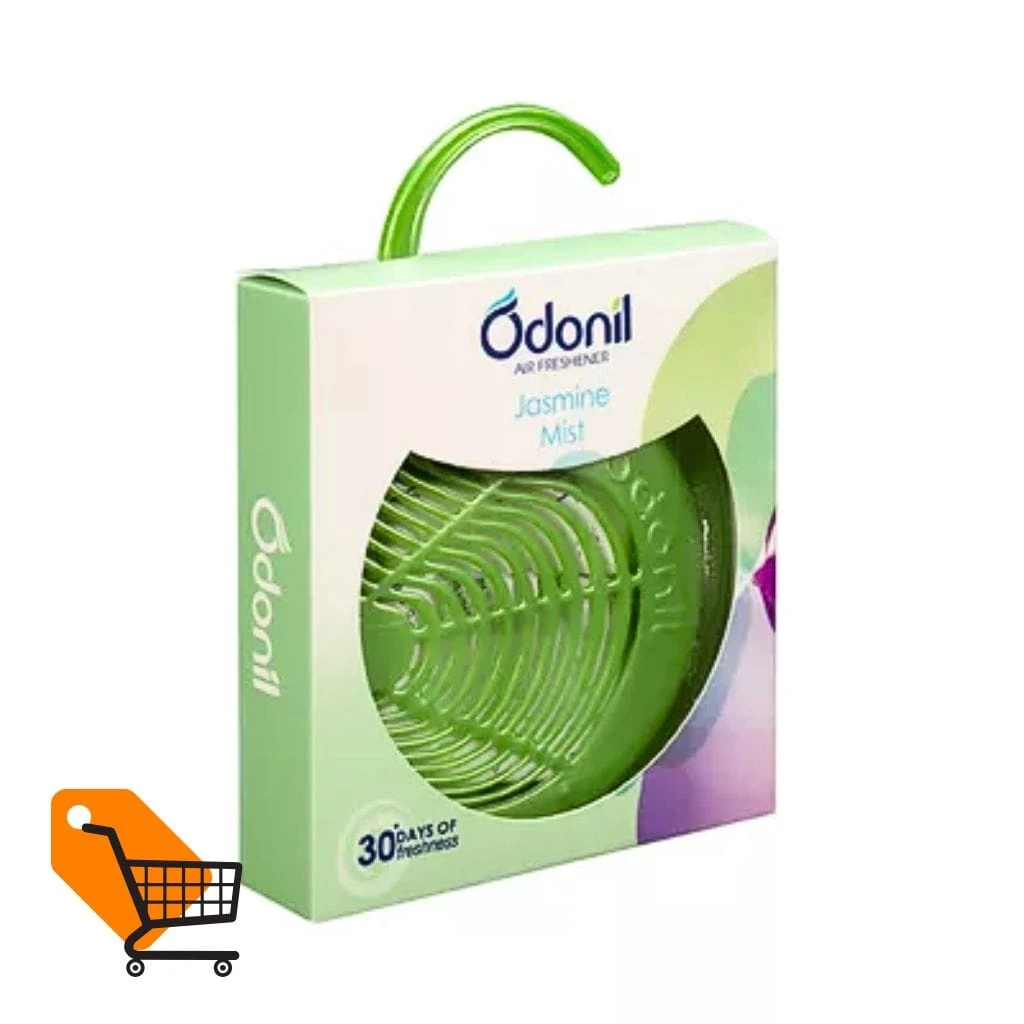 Odonil Natural Air Freshener Block Jasmine Mist Hanger 48gm