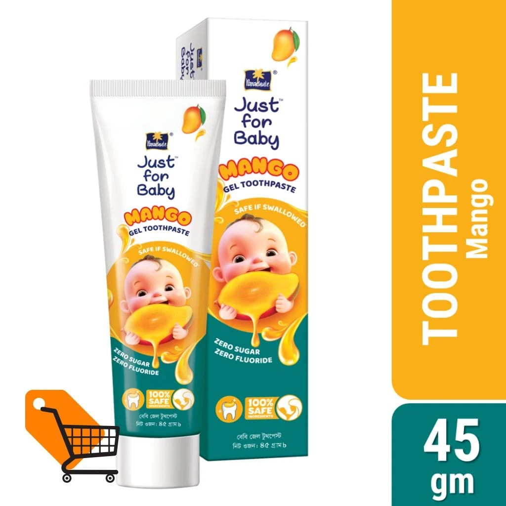 Parachute Just for Baby - Baby Gel Toothpaste 45g (Mango)