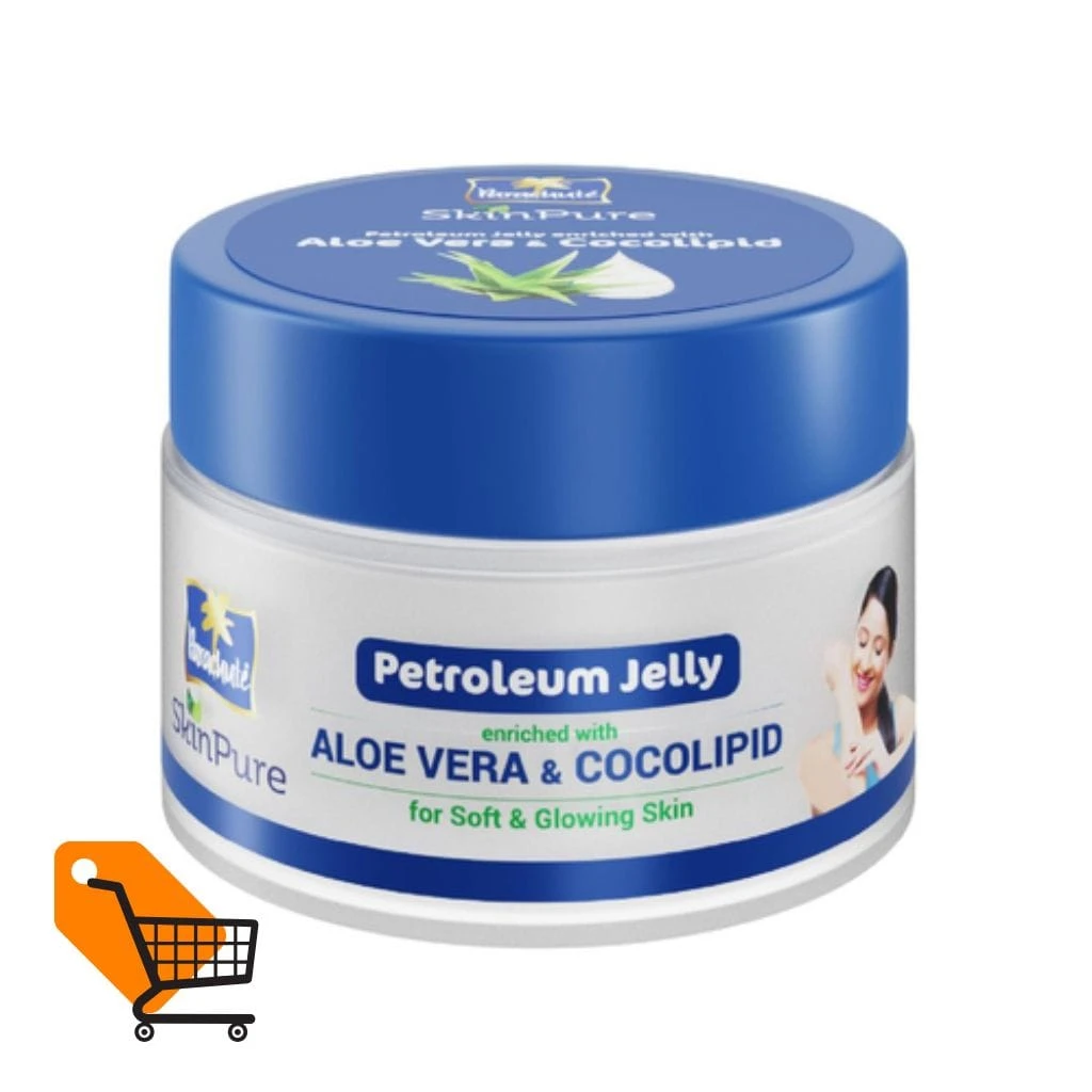 Parachute SkinPure Petroleum Jelly Enriched with Aloe Vera & Cocolipid For Soft & Glowing Skin 100 ml
