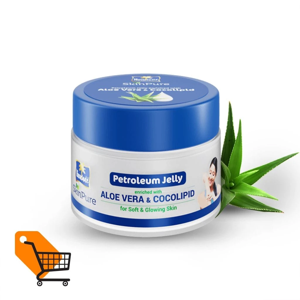 Parachute SkinPure Petroleum Jelly Enriched with Aloe Vera & Cocolipid For Soft & Glowing Skin 50 ml