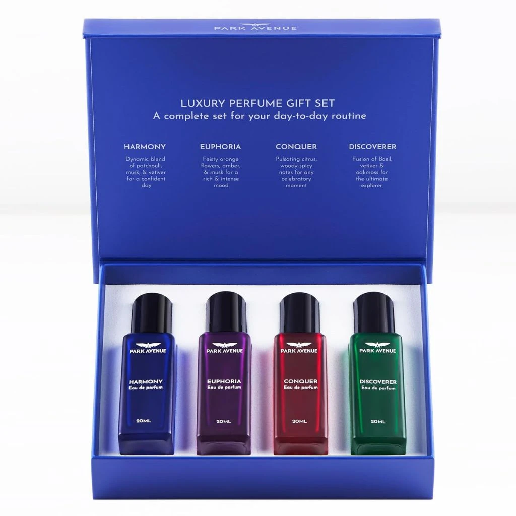 Park Avenue Luxury Perfume Gift Set for Men | 4 x 20ml - Photo 3
