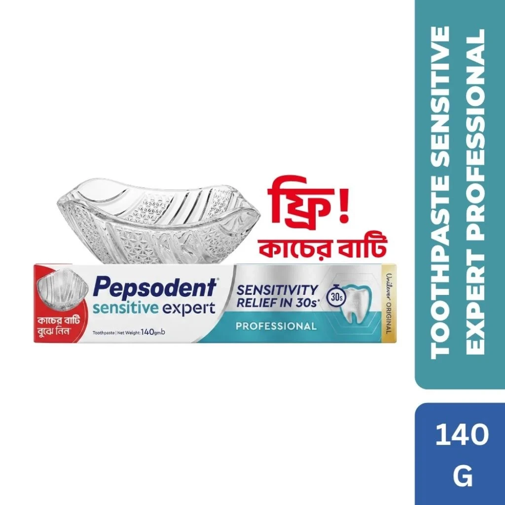 Pepsodent Toothpaste Sensitive Expert Professional 140g (Glass Bowl Free)