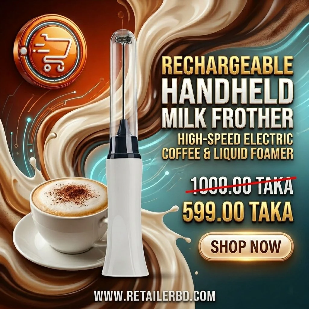Rechargeable Handheld Milk Frother & Coffee Foamer