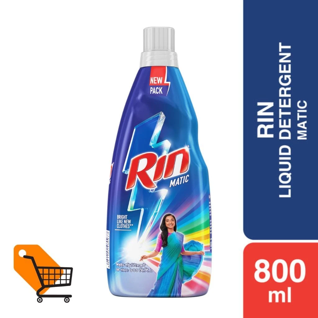 Rin Matic Liquid Laundry Detergent 800ml