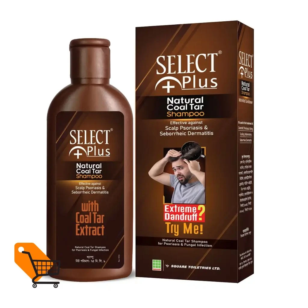 Select Plus Natural Coal Tar Shampoo 75ml