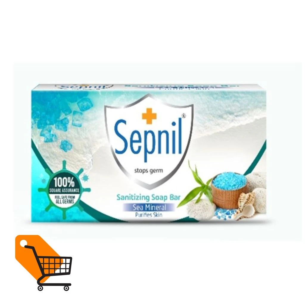 Sepnil Sanitizing Sea Mineral Purifies Skin Soap Bar 75g