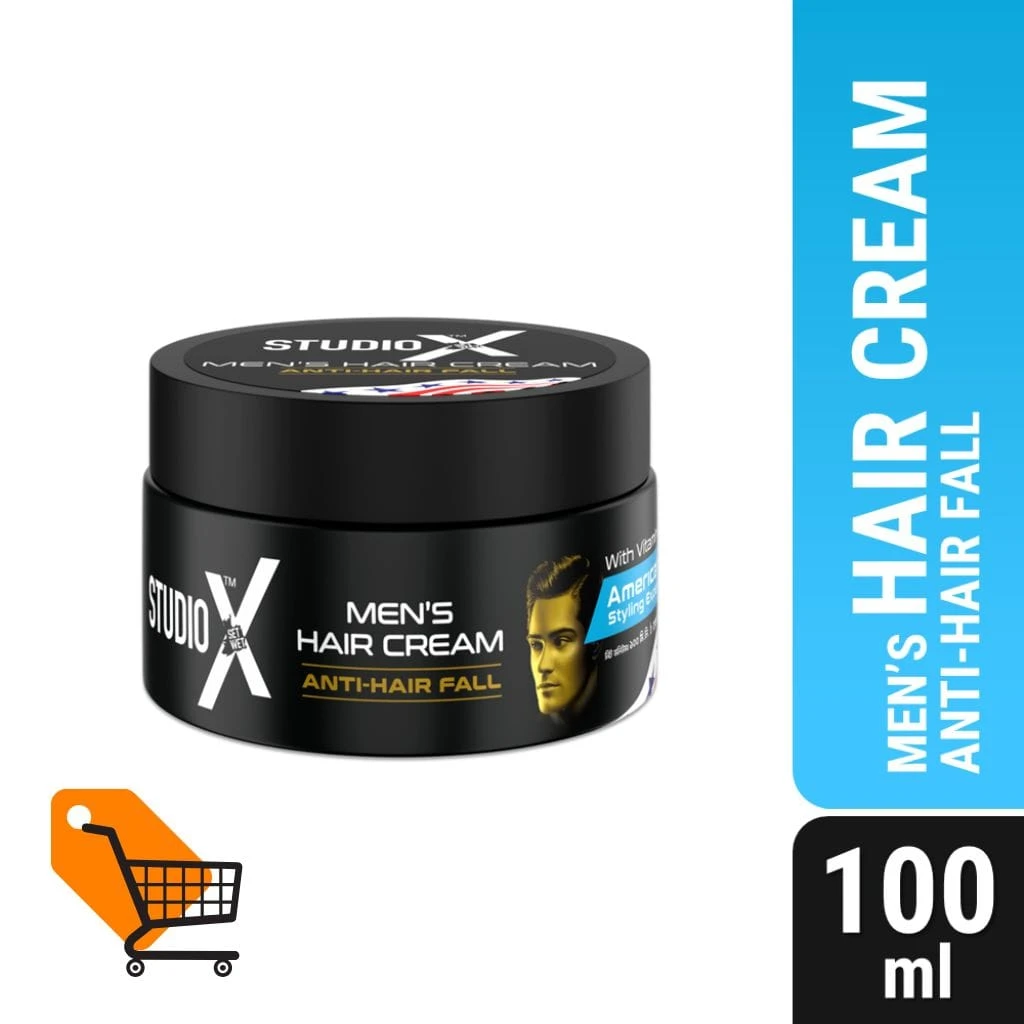 Studio X Men's Hair Cream Anti-Hair Fall 100ml