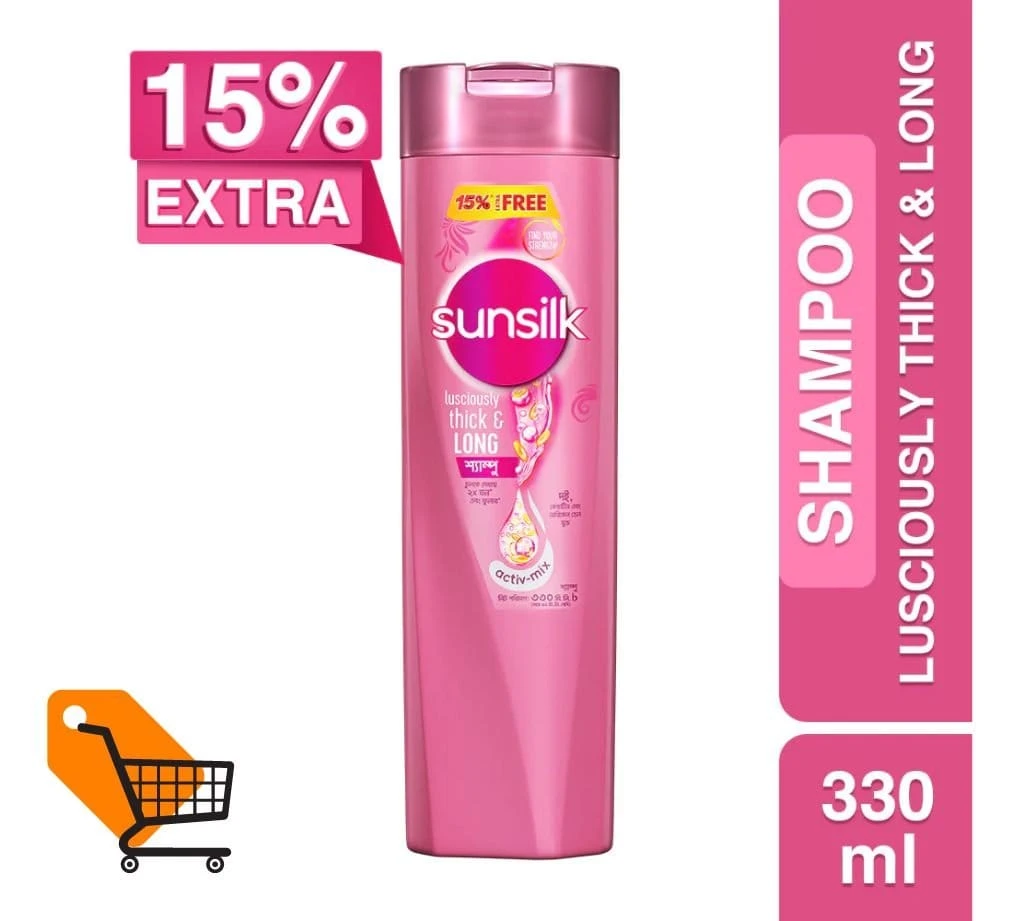 Sunsilk Shampoo Lusciously Thick & Long 330ml (15% Extra)