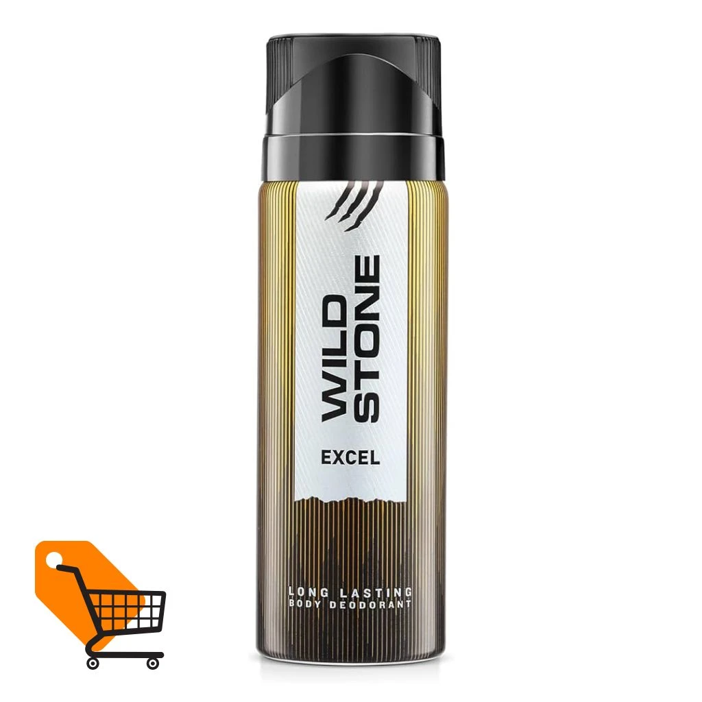 Wild Stone Excel Long Lasting Body Deodorant for Men 150ml