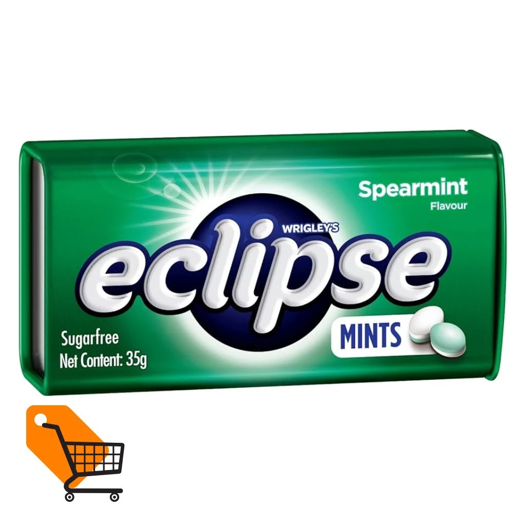 Wrigley’s Eclipse Spearmint Mints Flavor (Sugar Free) 35gm